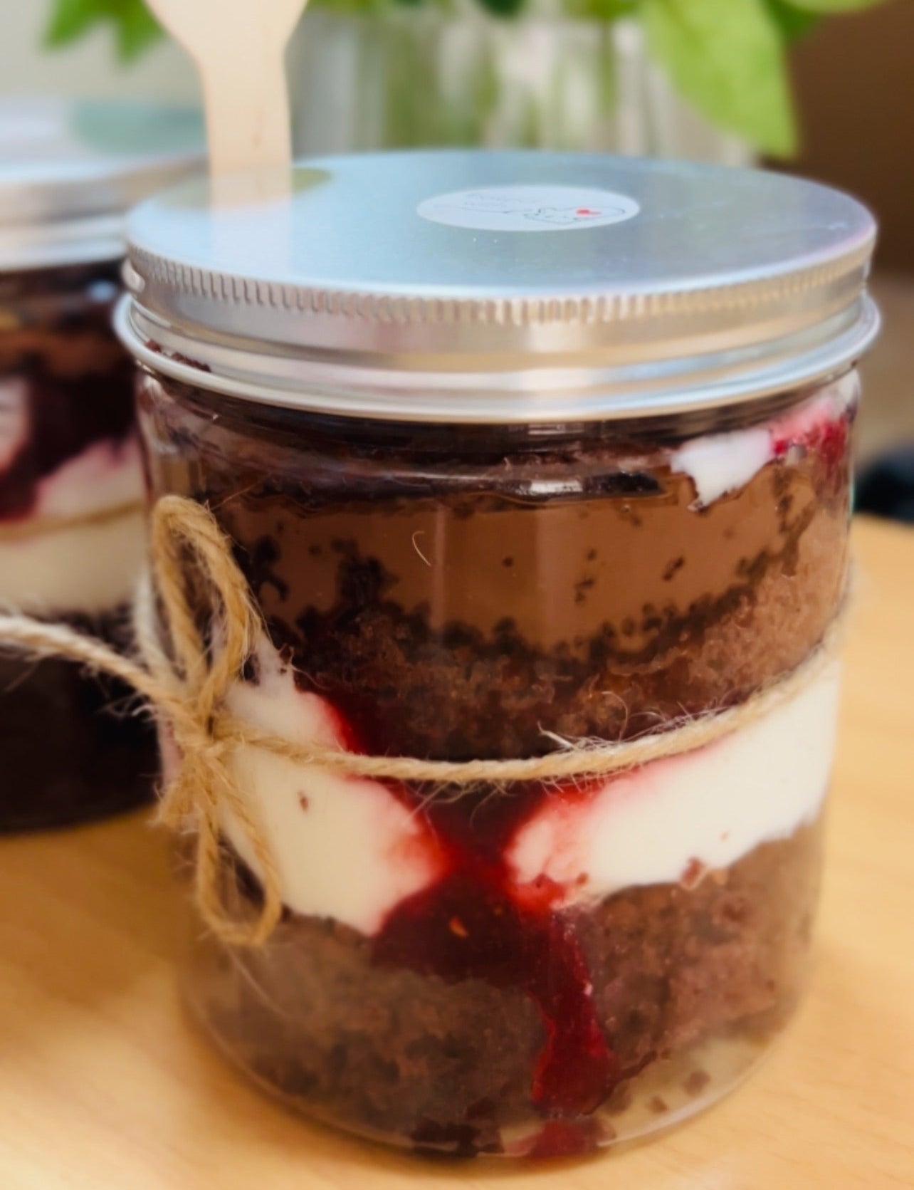Chocolate dream cake jar
