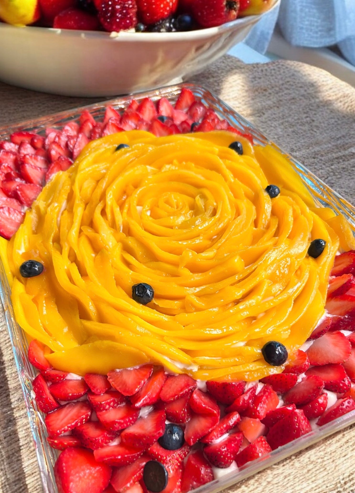 Trifle Mango with Strawberry