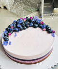 Blueberry Layered Cheesecake