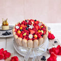 Mixed strawberries and berries tiramisu