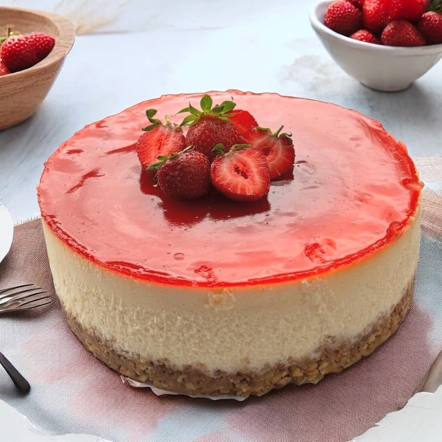 Strawberry cheesecake