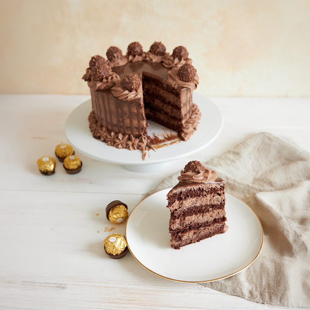 Ferrero Rocher chocolate Cake